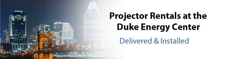 Duke Energy Center Projector Rentals