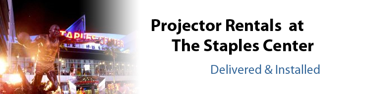 Staples Center Projector Rentals